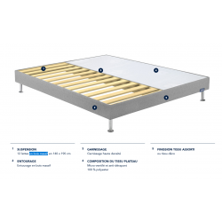 Bultex - Sommier tapissier ROBUSTO 